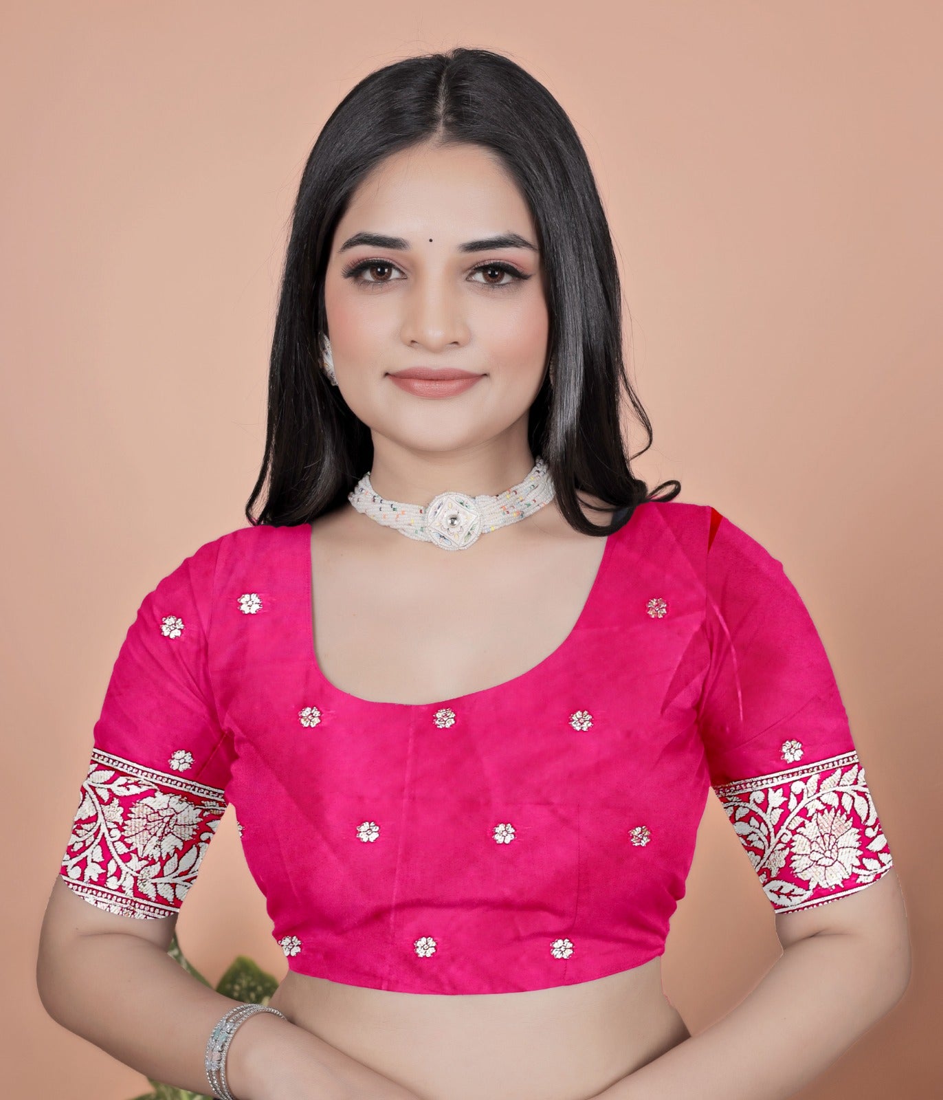 Majestic Magenta Silk Saree with Peacock Pallu