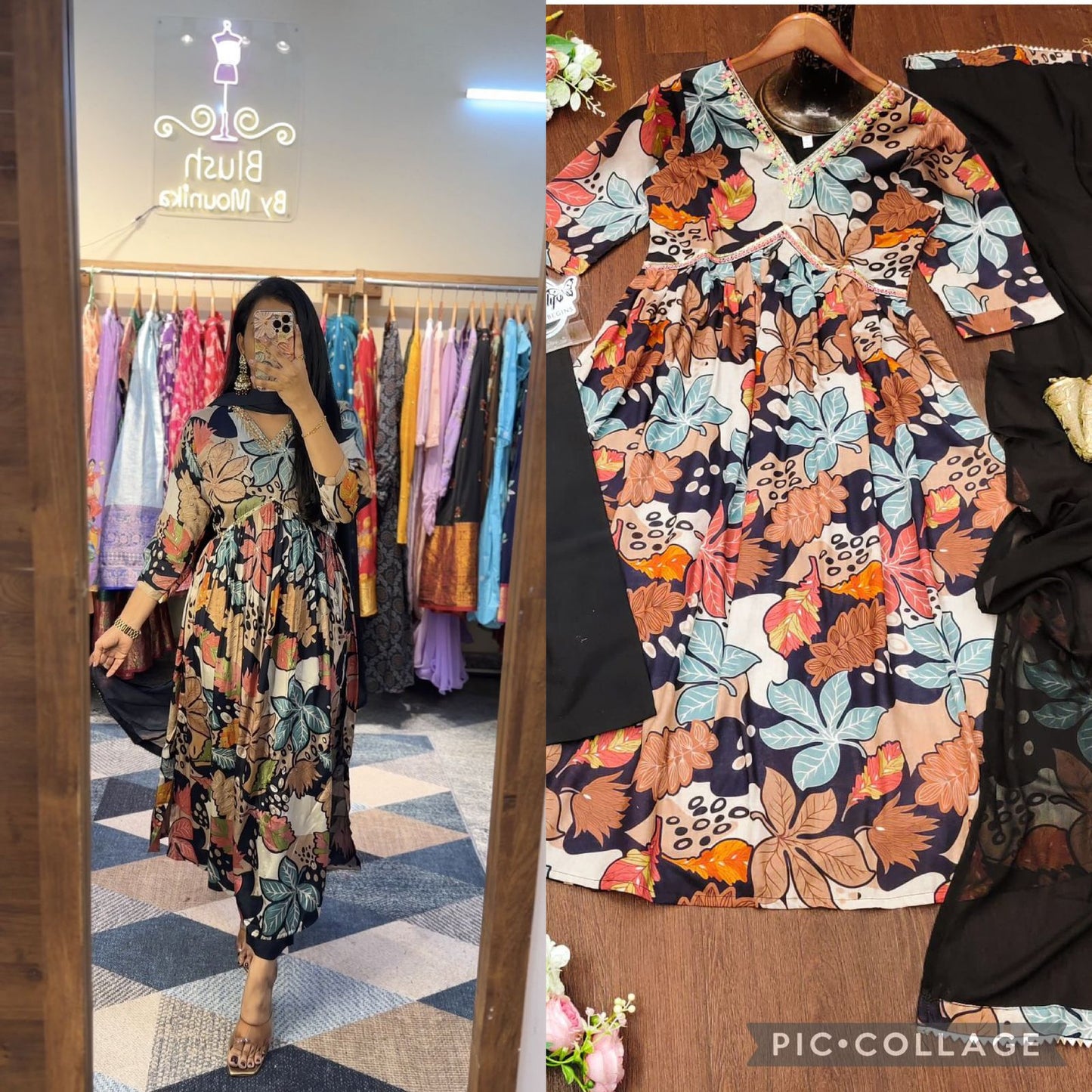 🌸 Elegant Floral Ensemble🌺 Luxe Botanical Charm