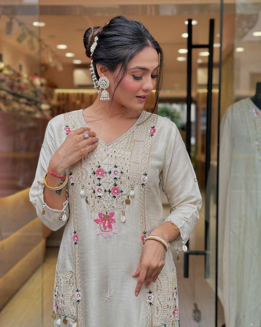 Celebrate the festive spirit in style!  Beautiful  2 Colors