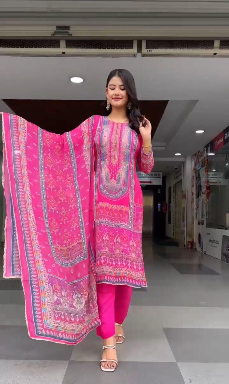 🪷 Pink Fusion Set – Tradition Meets Trend