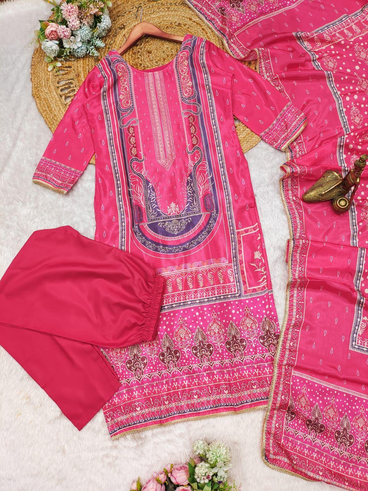 🪷 Pink Fusion Set – Tradition Meets Trend