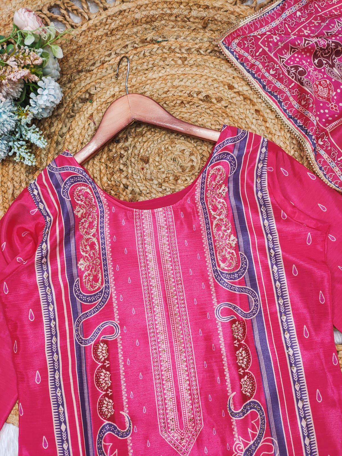 🪷 Pink Fusion Set – Tradition Meets Trend