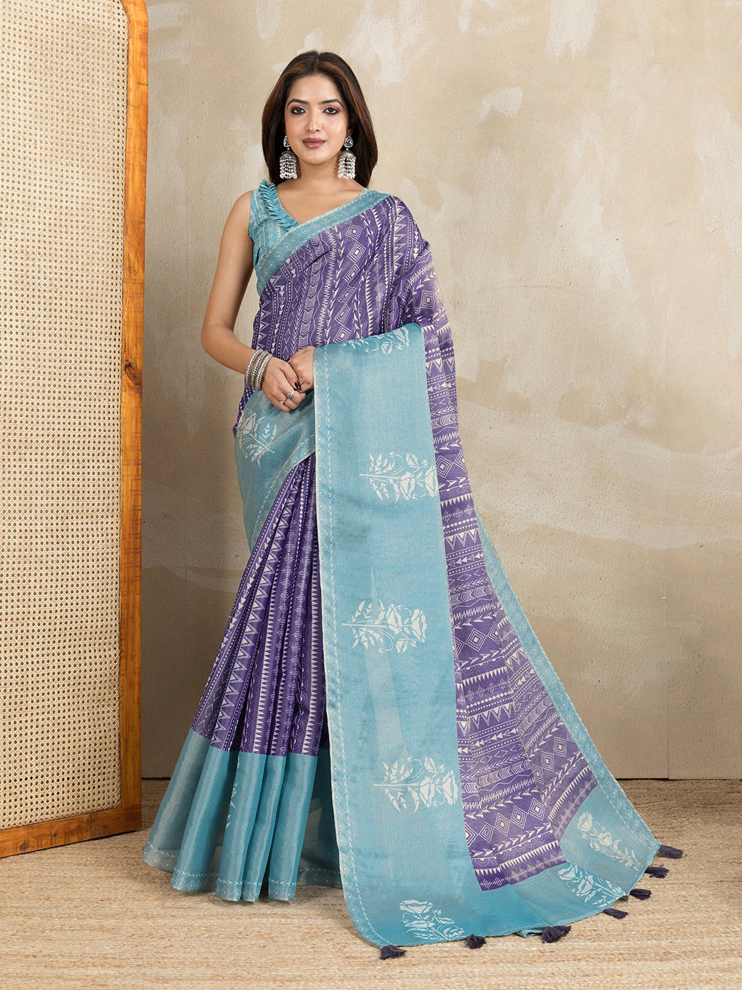 Elegant Dual-Tone Erode Anmol Silk Saree