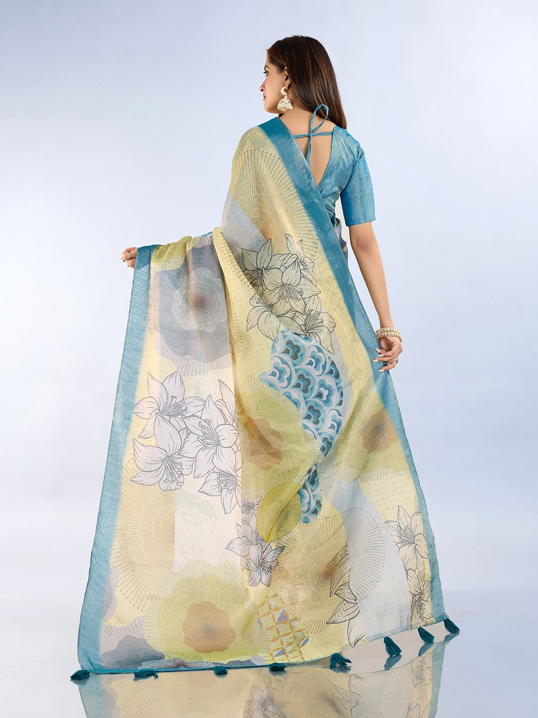 Floral & Abstract Erode Anmol Silk Saree