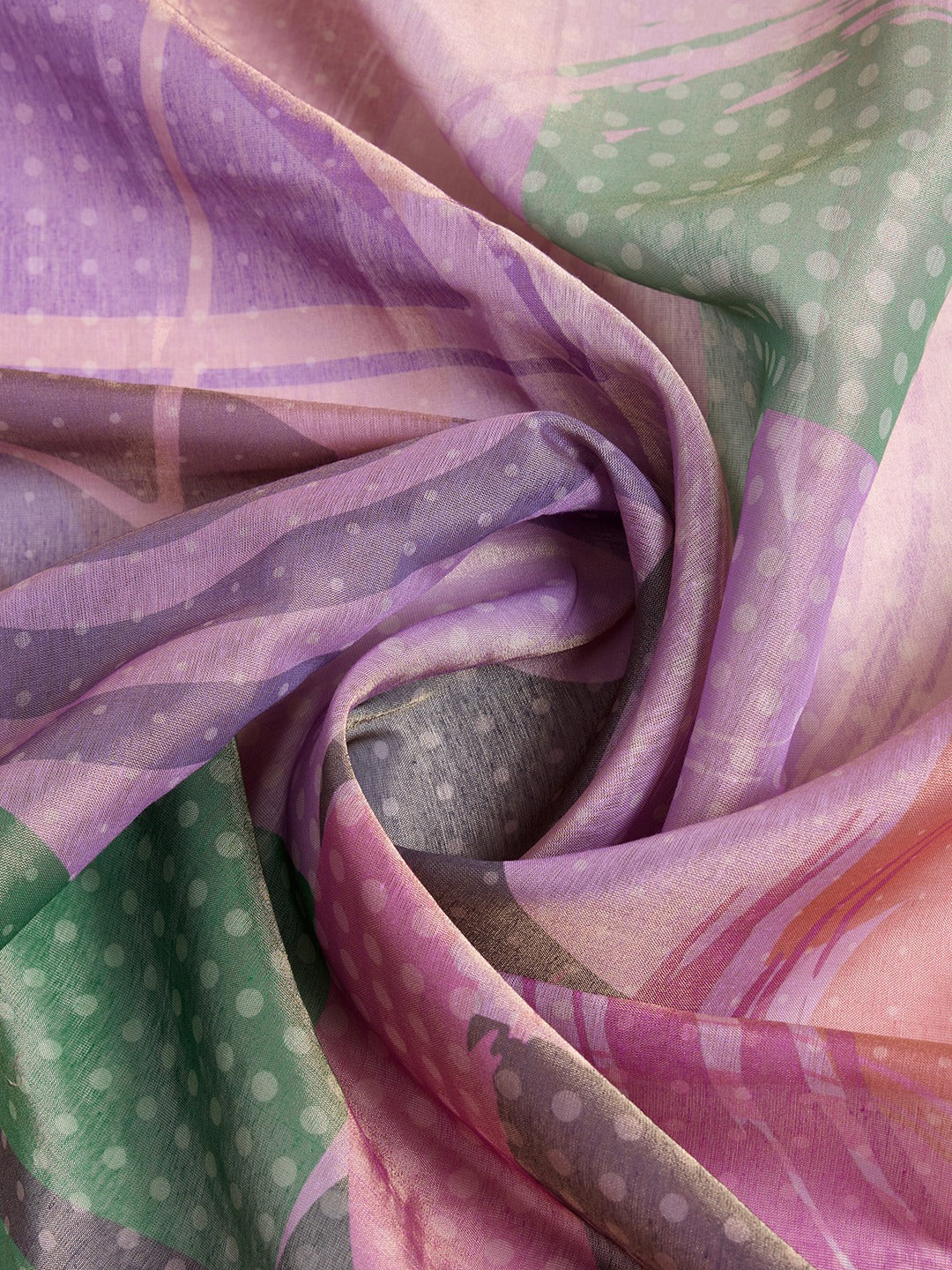 Pastel Floral Erode Anmol Silk Saree