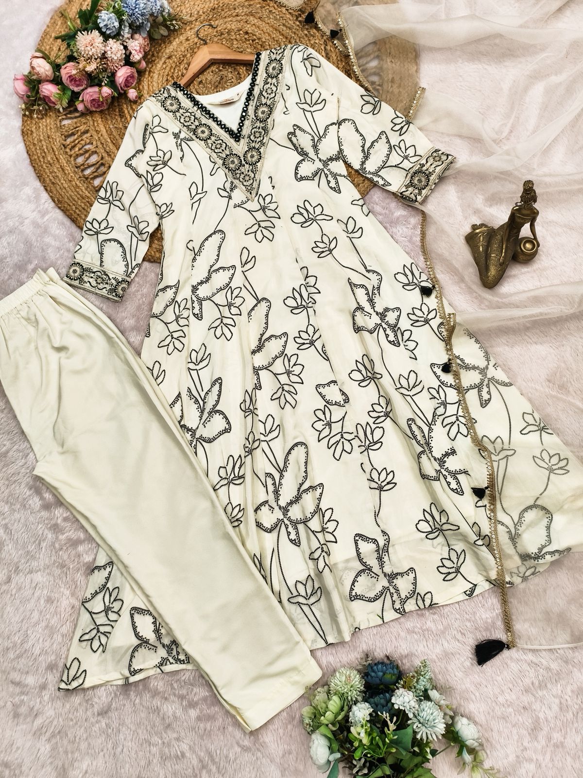 💫 PREMIUM anarkali SALWAR SUIT digital print sets with dupatta👗