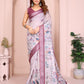 Elegant Linen Cotton Saree