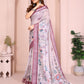 Elegant Linen Cotton Saree
