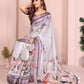 Elegant Linen Cotton Saree