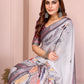 Elegant Linen Cotton Saree