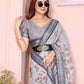 Elegant Linen Cotton Saree