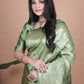 Name: Graceful Light Green Banarasi Silk Saree