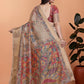 Beige & Multicolor Patola Print Soft Silk Saree with Rich Pallu