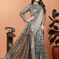 Elegant Multicolor Soft Silk Saree with Ethnic Digital Print