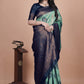 Fancy Rapier Jacquard Silk Saree💜 Saree Description