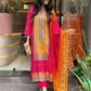 Best Multicoloured bandhni print with Stone work and Dupatta