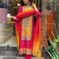 Best Multicoloured bandhni print with Stone work and Dupatta