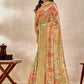 Soft Silk Saree with Traditional Paisley Floral Print and Zari Border