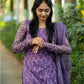 💜 Purple Kurta Set – Vintage Elegance in Nature