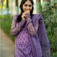 💜 Purple Kurta Set – Vintage Elegance in Nature