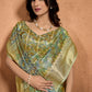 Elegant Soft Silk Saree with Traditional Geometric & Floral Weaving