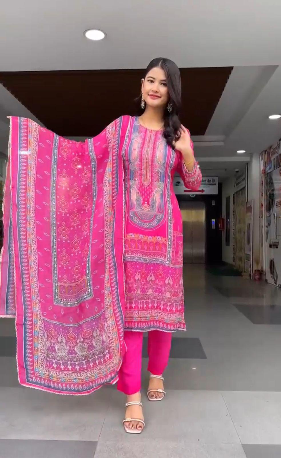 🪷 Pink Fusion Set – Tradition Meets Trend