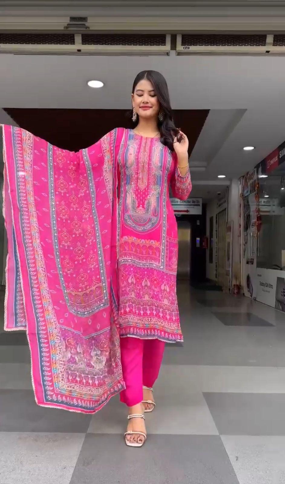 🪷 Pink Fusion Set – Tradition Meets Trend