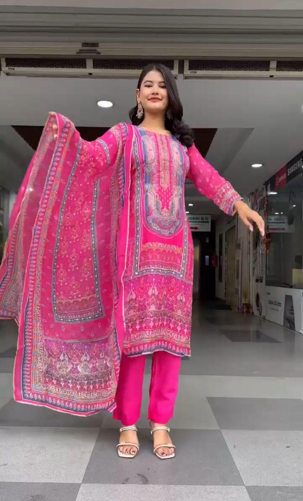 🪷 Pink Fusion Set – Tradition Meets Trend