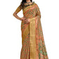 Patola-Inspired Soft Silk Blend Saree