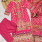 🌸 Pink Kurta Set – Gold Floral Embroidery👑 Purple Kurta Set – Gold & Green Embroidery