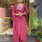 Traditional Maroon Kurta – With Dupatta & Charm