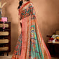 Artistic Digital Printed Soft Silk Blend Saree