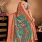 Artistic Digital Printed Soft Silk Blend Saree