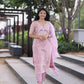 🌸 Pink Embroidered Kurta Set
