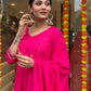 Vibrant Pink Festive Gown