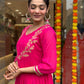 Vibrant Pink Festive Gown