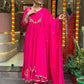 Vibrant Pink Festive Gown