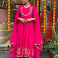 Vibrant Pink Festive Gown