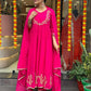 Vibrant Pink Festive Gown