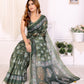 Elegant Chanderi Saree with Digital Floral Print