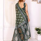 Elegant Chanderi Saree with Digital Floral Print