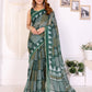 Stylish Chanderi Saree with Geometric Digital Print