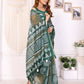 Stylish Chanderi Saree with Geometric Digital Print