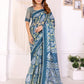 Stylish Chanderi Saree with Leaf & Abstract Digital Print