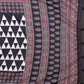 Black & Maroon Geometric Printed Chanderi Saree