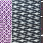 Purple & Black Ikat Printed Chanderi Saree