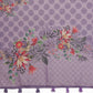 Lavender Floral Linen Shimmer Saree