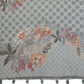 Greyish Blue Woven Floral Saree