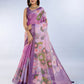 Lavender Multicolor Floral Printed Saree