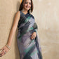 Grey Abstract Printed Erode Anmol Silk Saree